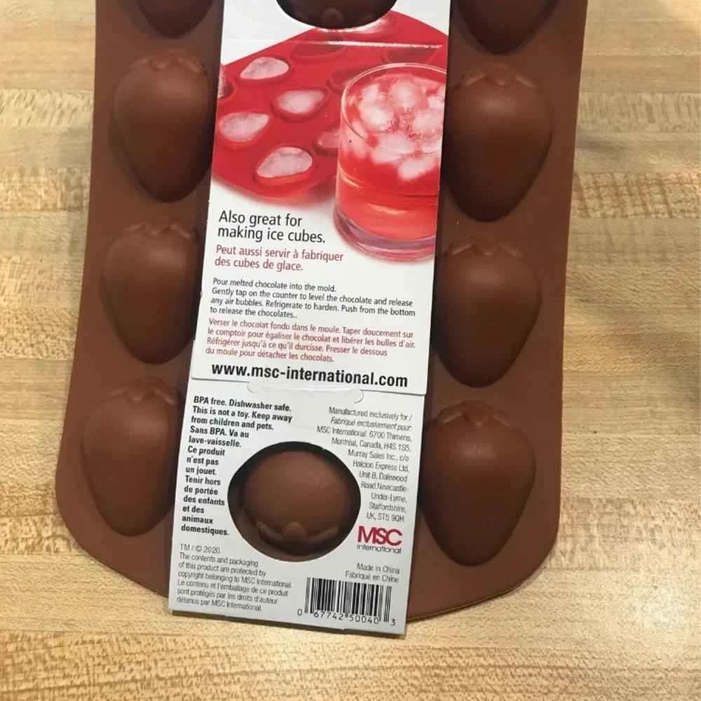 Chocolate Strawberry Silicone Mold